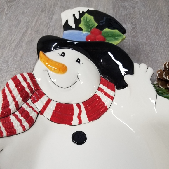 Fitz and Floyd Snowman bowl - Picture 9 of 9